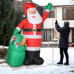 Dimensions of the 9ft Santa