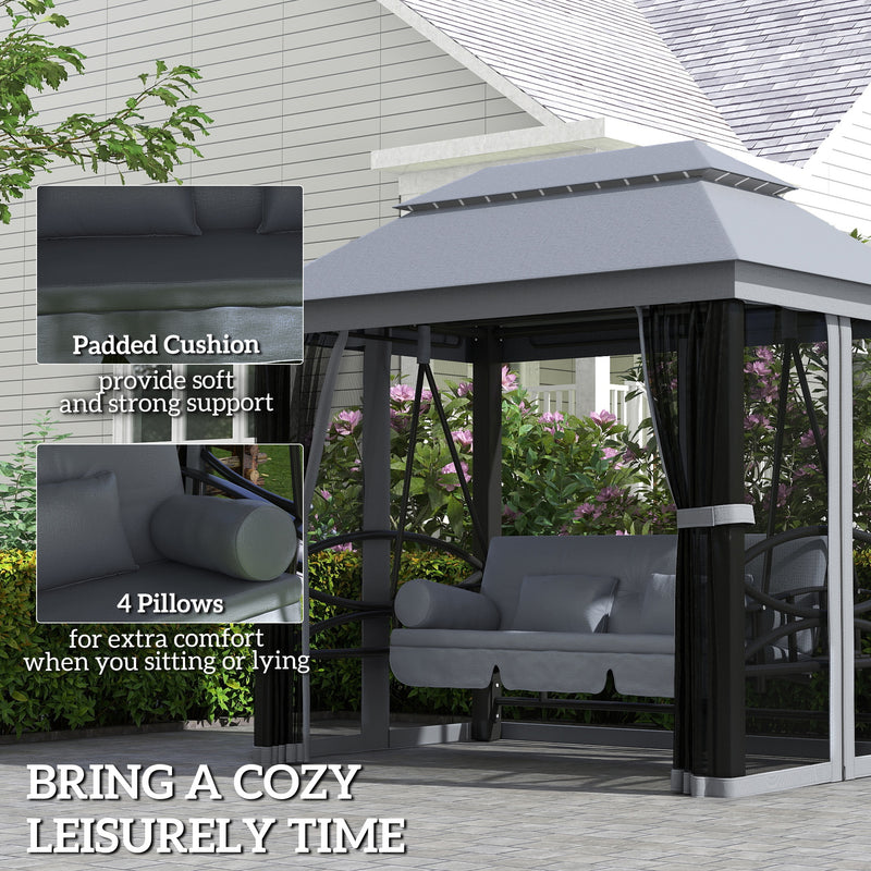 3-in-1 swing seat gazebo – image 7