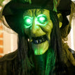 170cm Hanging Animated Witch with Glowing Eyes – image 8 of 9