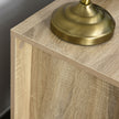 Brown 2-drawer bedside table – image 9