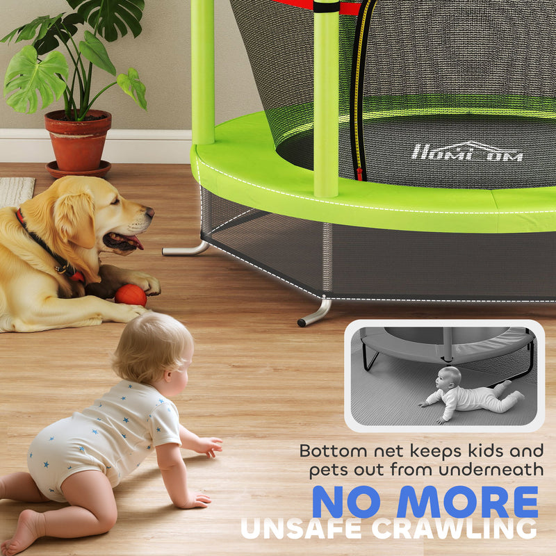 Kids trampoline with enclosure – image 8