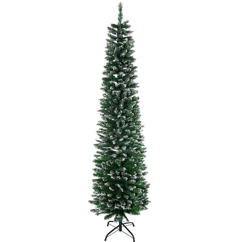 6ft snow-dipped pencil Christmas tree – image 10