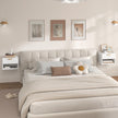 Fluted floating bedside tables – image 8