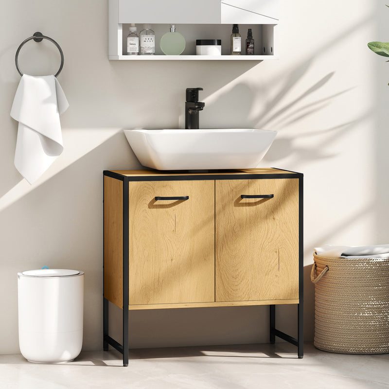 Natural under sink vanity unit – image 10