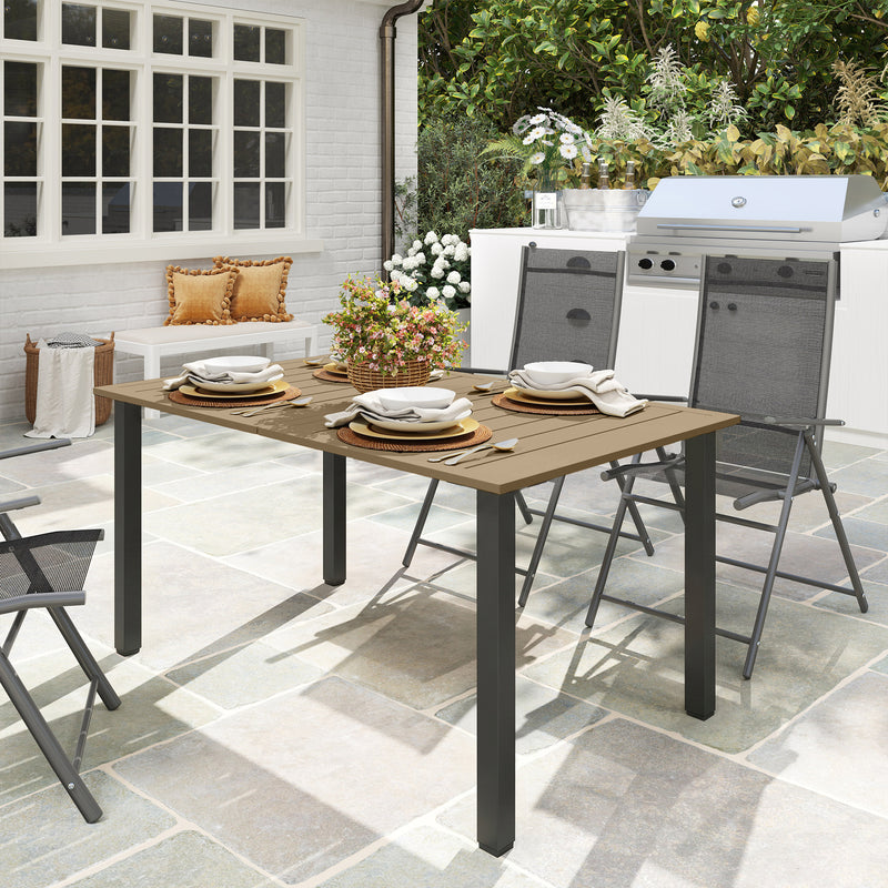 6-seater garden dining table – image 2