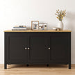 Black & natural 2-door sideboard – image 2
