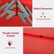 5-Tray Cantilever Steel Tool Box with Carry Handle – Red – image 6 of 9