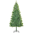 7ft green artificial Christmas tree with metal stand