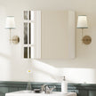 Double-door mirror bathroom cabinet – image 9