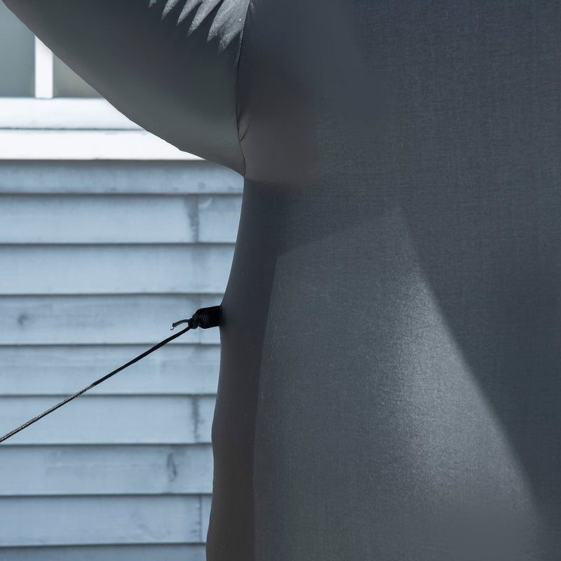 Close-up of a decorative detail on the 8ft penguin
