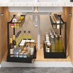 Kitchen Spice Rack & Sink Organiser — Multi-Purpose Metal Storage Rack