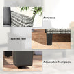 2-seater rattan garden sofa – image 7
