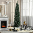 6ft snow-dipped pencil Christmas tree – image 8