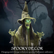 170cm Hanging Animated Witch with Glowing Eyes – image 4 of 9