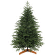 5ft full green artificial Christmas tree on a solid pine wood stand