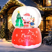 5.5ft Inflatable Christmas Snow Globe on a white background