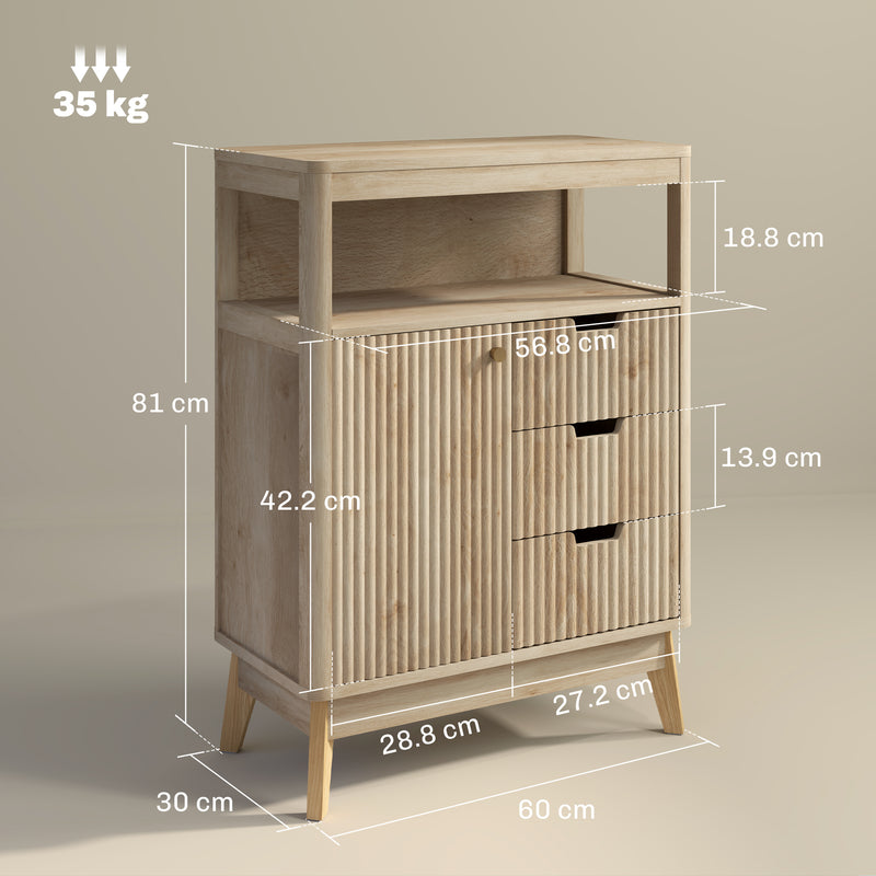 Small fluted sideboard – image 3