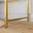 105 cm white and gold dressing table – image 9