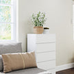 White 5-drawer chest – image 8