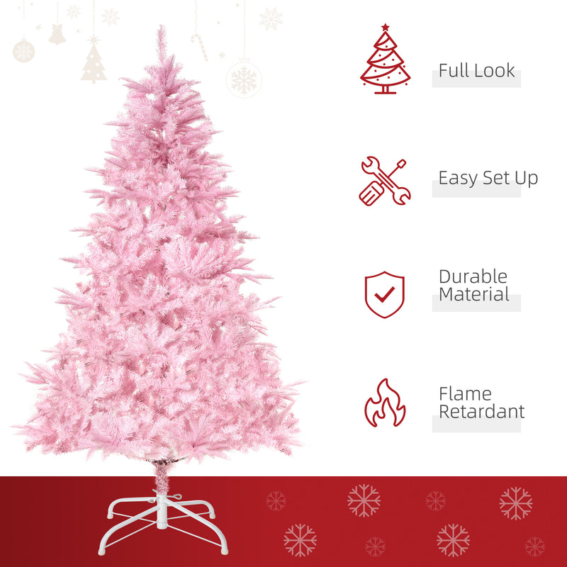 5ft pink artificial Christmas tree – image 4