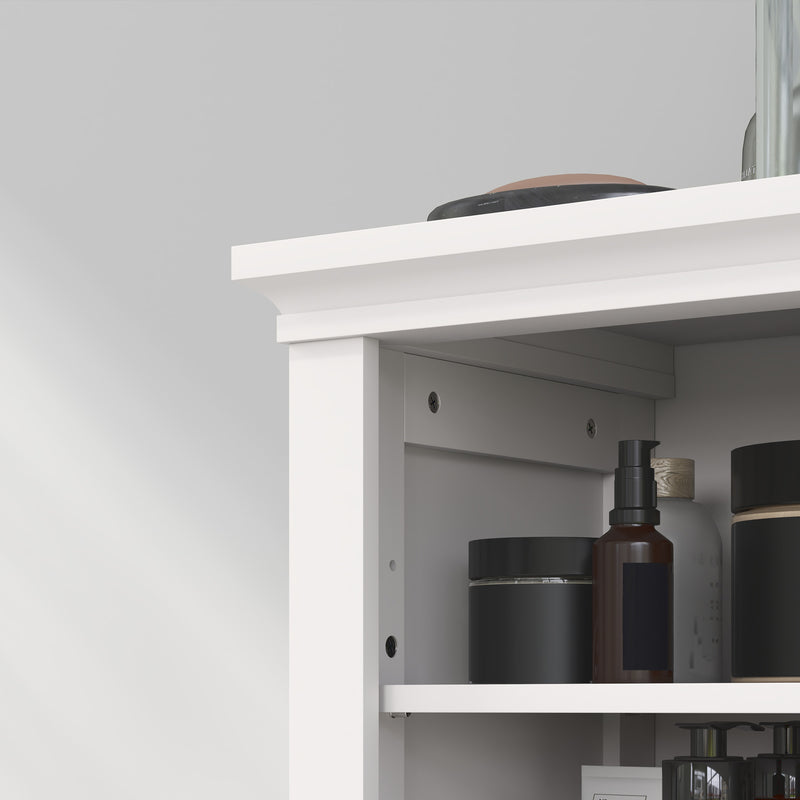 60 cm white bathroom cabinet – image 9