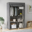 103 cm dark grey fabric wardrobe – image 10