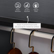 60 cm black open wardrobe – image 4
