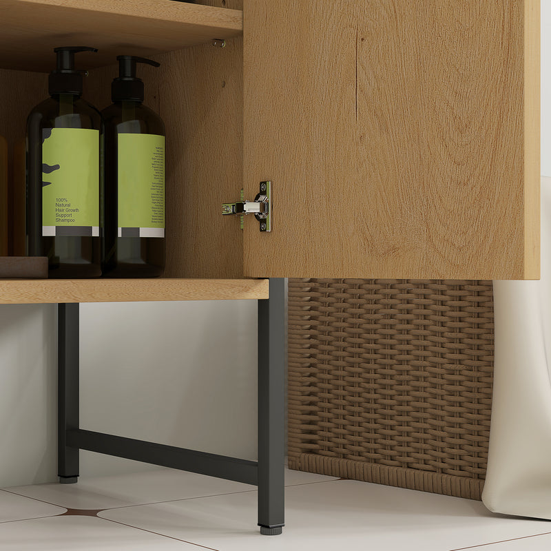 Natural under sink vanity unit – image 9