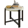 Marble-effect side table – image 10