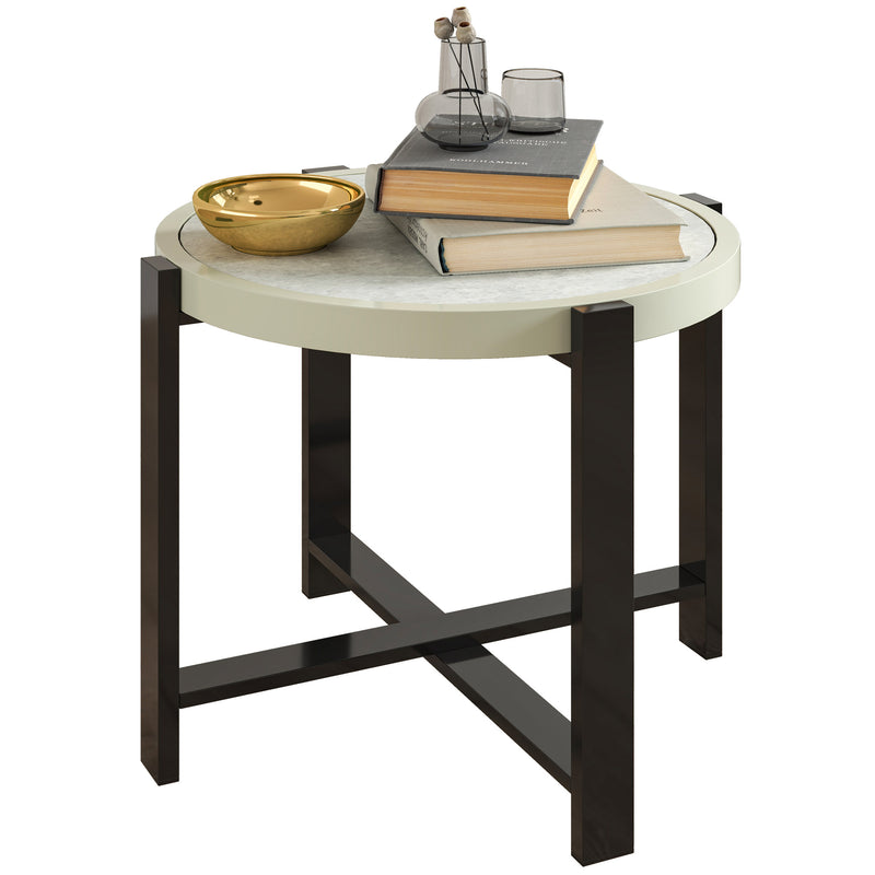 Marble-effect side table – image 10