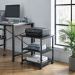 Black 3-tier mobile printer stand – image 8