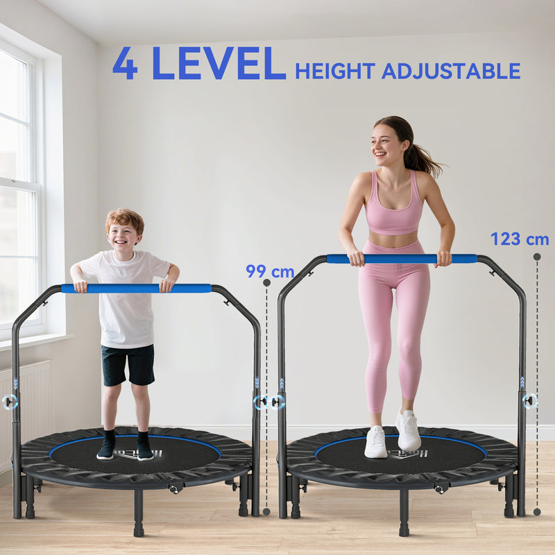 48" foldable fitness trampoline – image 4