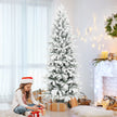6ft frosted pencil Christmas tree – image 9