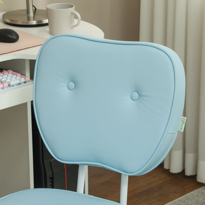 Light blue vanity office chair – image 9
