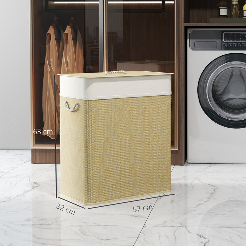 100 L two-section laundry basket – image 3