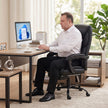 HOMCOM Executive Office Chair, 180kg Big and Tall PU Desk Chair with Linked Armrests, Pocket Spring Cushion, Adjustable – view 8