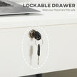 110 cm computer desk with 5 drawers – image 4