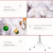 5ft white Christmas tree with decorations – image 5