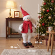 Dimensions of the 2ft skiing Santa