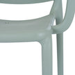 close-up of the looped arm and frame
