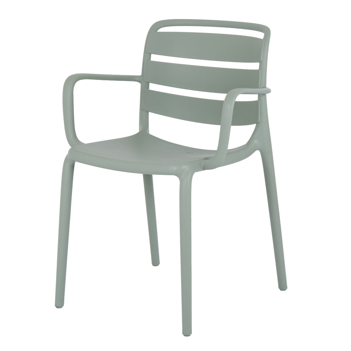 Velo French grey carver chair, three-quarter view