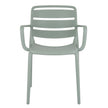 Velo French grey carver chair from the front