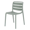 Velo French grey chair, three-quarter view