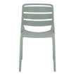 Velo French grey chair from the front