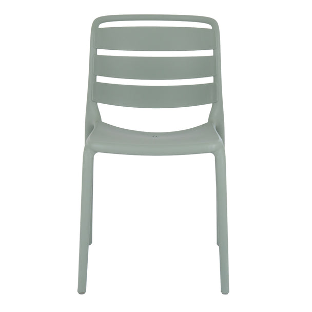 Velo French grey chair from the front