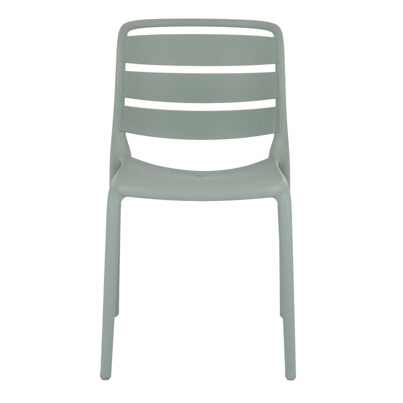 Velo French grey chair from the front