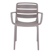 Velo stone carver chair from the front