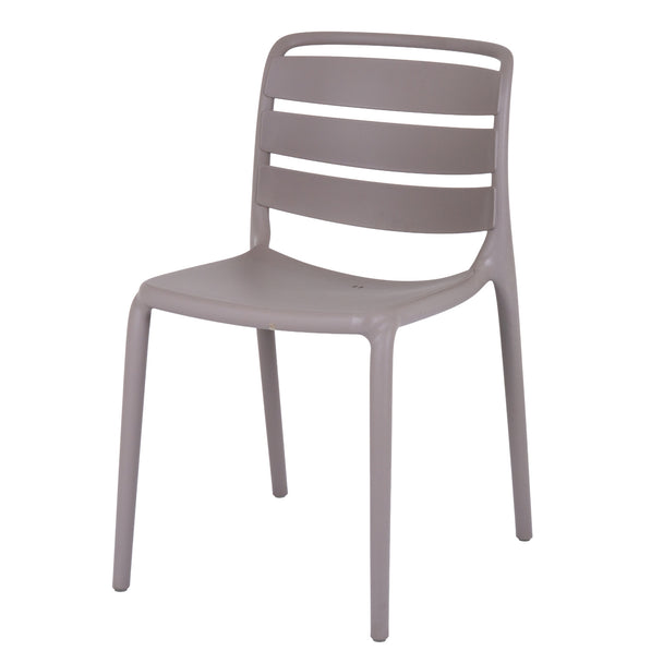 Velo stone chair, three-quarter view