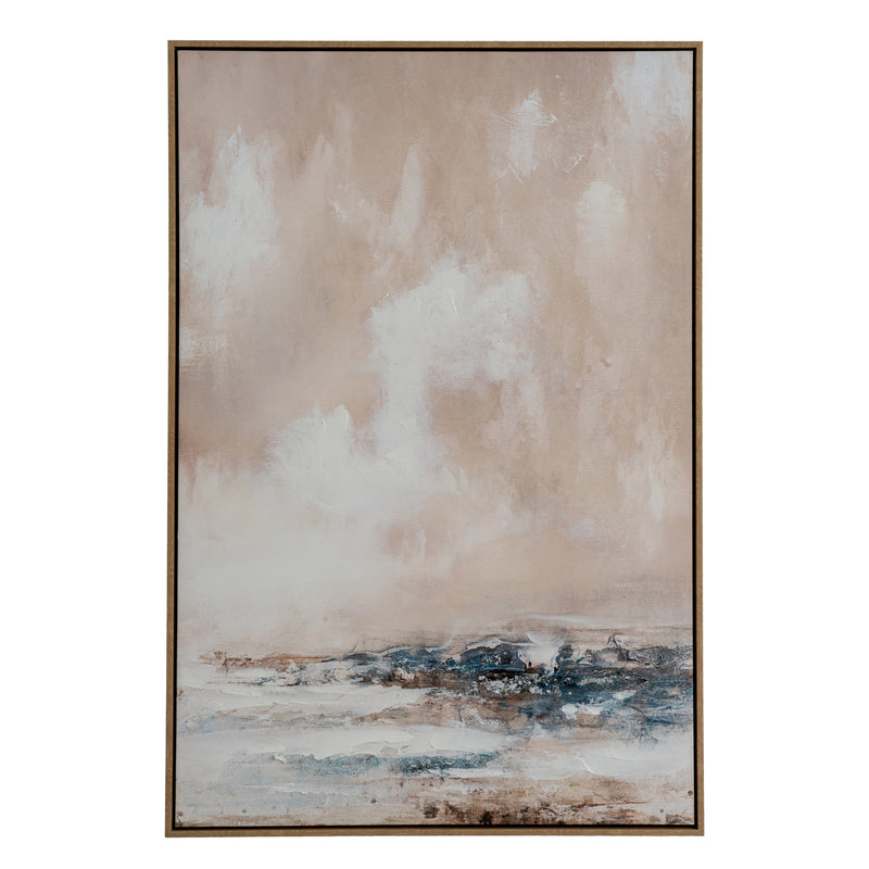 Veydra Hand-Painted Framed Canvas – 50 × 120cm, additional product view 2
