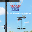 Adjustable basketball hoop with weighted base – image 4